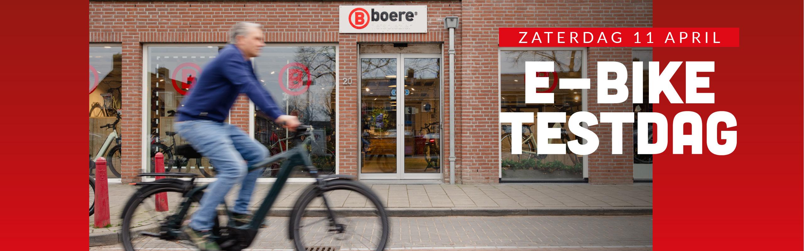E-Bike Testdag bij Boere Fietsplezier